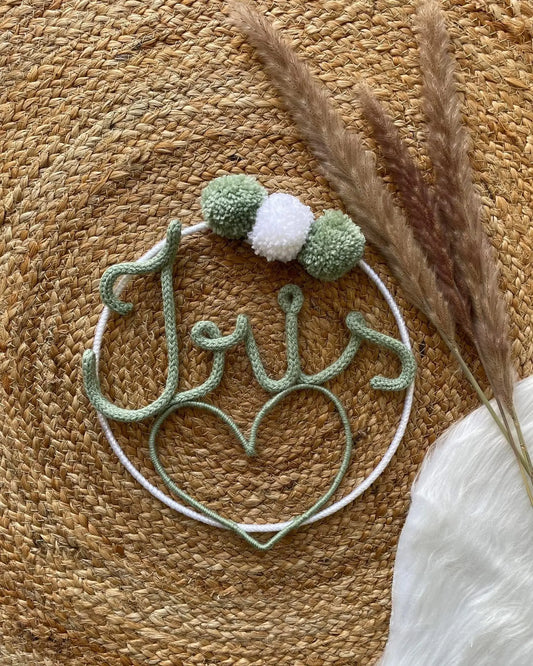 Couronne décorative personnalisée - Empreinte Créative