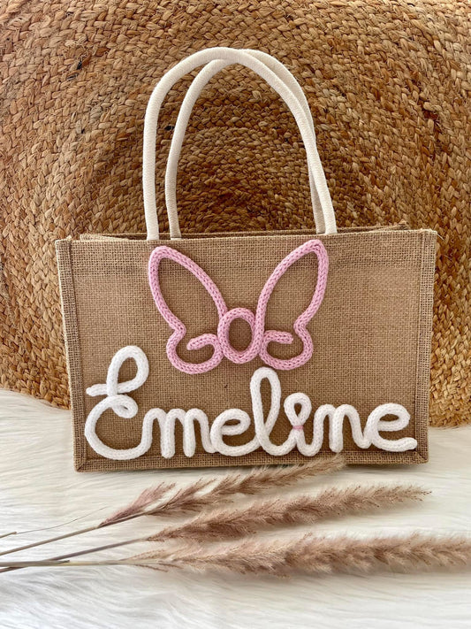 Sac en jute personnalisé - Empreinte Créative