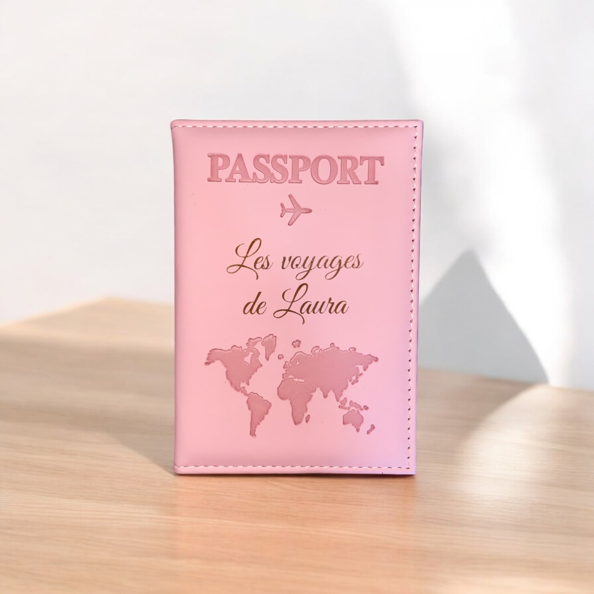 Protège passeport personnalisé - Empreinte Créative