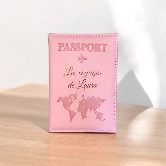 Protège passeport personnalisé - Empreinte Créative