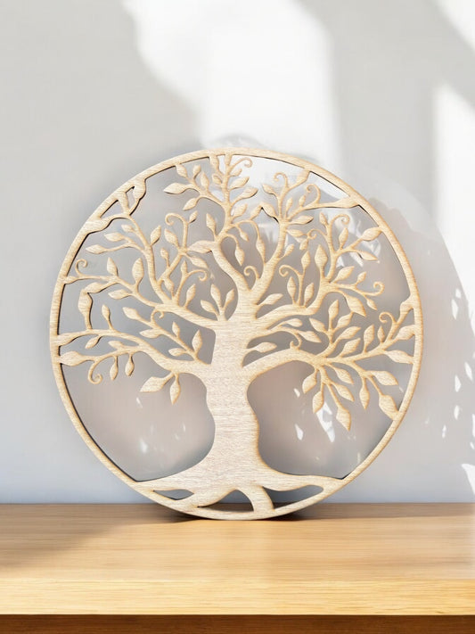 Arbre de vie en bois personnalisé 30cm - Empreinte Créative