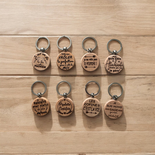 Porte clé personnalisé - Empreinte Créative